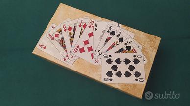 SCATOLA LEGNO FICHES MADREPERLA