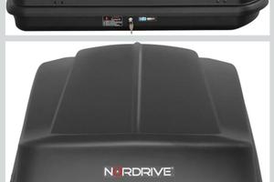 Box da Tetto per Auto Nordrive baule 330 litri