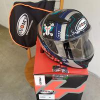Casco moto tg. M  SUOMY in carbonio, pari al nuovo