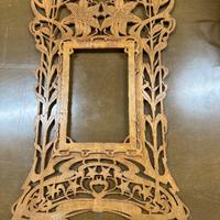 Cornice traforata in legno stile Liberty – ‘900