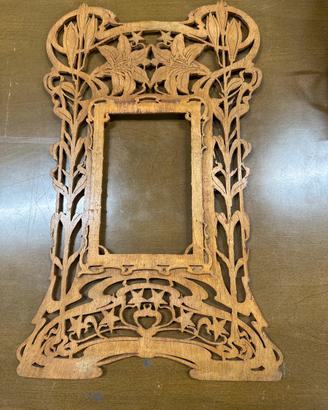Cornice traforata in legno stile Liberty – ‘900