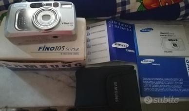 Macchina fotografica vintage Samsung fino105 super