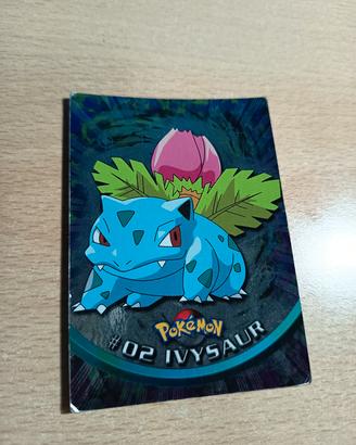 Carta Pokémon Ivysaur #02 - Topps TV Animation Edi