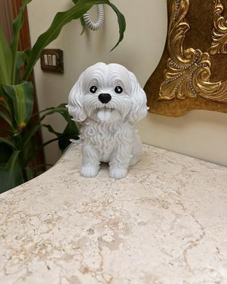 Lampada cucciolo maltese 22 cm circa