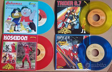 Sigle TV ORIGINALI TRIDER G7 BRYGER SUPEROBOTS