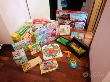 Vari giochi per tutti, molti Sapientino Clementoni