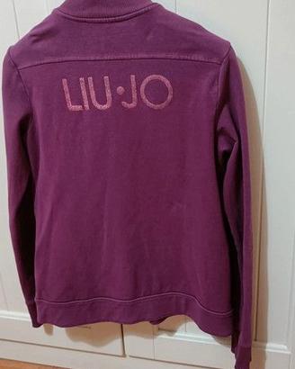 Liu Jo/ felpa donna/ tg M/ prugna / viola/ felpa g