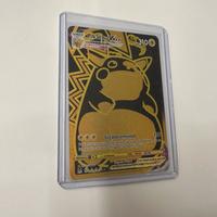 Pokemon pikachu vmax black gold