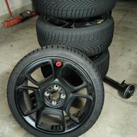 Cerchi originali Abarth 17" con gomme invernali 