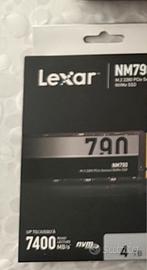 Lexar NM790 m2 4tb 1 mese di vita
