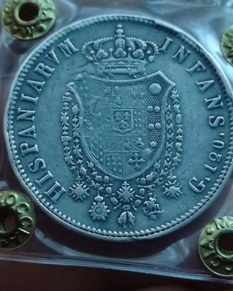 moneta argento Italia piastra