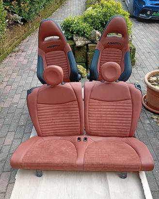 sedili sabelt Abarth 500/595 tabacco