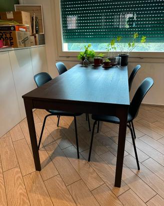 Tavolo allungabile IKEA EKEDALEN (Marrone Scuro)