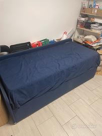 Divano letto con cassettone estraibile