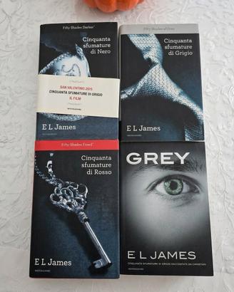 Saga completa Cinquanta Sfumature + Grey