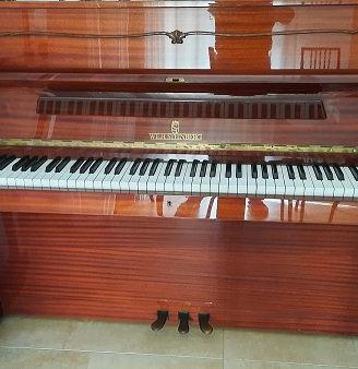PIANOFORTE VERTICALE WILH STEINBERG FINE ANNI '70.