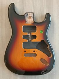 Body Fender Stratocaster Player II Sunburst