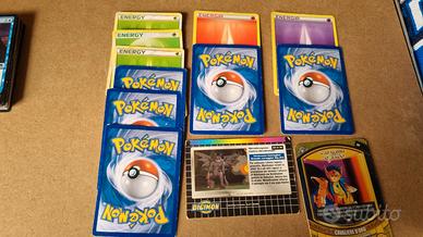 5409-Lotto misto carte pokemon + digimon e cavalie