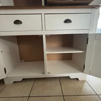 credenza bianca