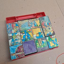 I Puffi cubi The Smurfs Clem Toys Peyo 1982