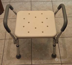 sgabello bagno/doccia  per anziani