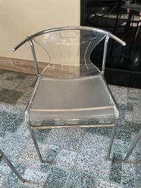 Sedia Elmer Ikea trasparente