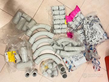 Lotto unico raccordi per tubo elettrico PVC