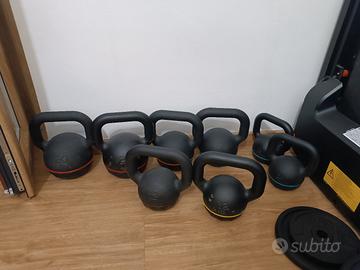 set coppie Kettlebell domyos da 8 a 20 kg