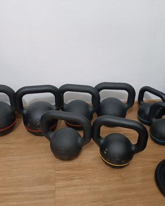 set coppie Kettlebell domyos da 8 a 20 kg