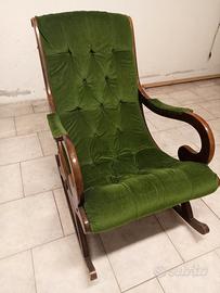 Poltrona a dondolo vintage