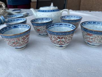 Set da tè cinese in porcellana