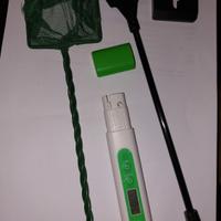 Retino piccolo+raschia vetro+TDS meter acquari
