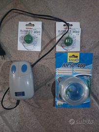 Areatore con tubo e pietre porose nuove 