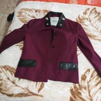 Giacca da donna bordeaux 