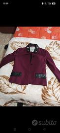 Giacca da donna bordeaux 