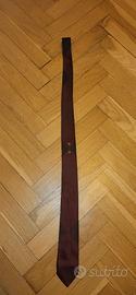 Cravatta vintage bordeaux