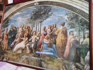 Puzzle "Il parnaso" Raffaello cornice artigianale