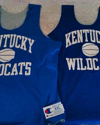 2 canotte da basket KENTUCKY WILDCATS UNIVERSITY