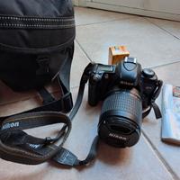 Nikon F75 reflex analogica + obiettivo 28-80mm + c