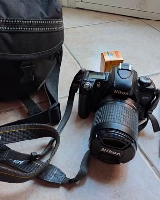 Nikon F75 reflex analogica + obiettivo 28-80mm + c