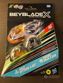 Beyblade x - Gale Wyvern e Sword Dran