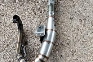 Marmitta artigianale per vespa