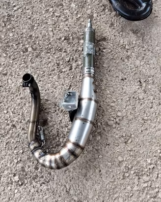 Marmitta artigianale per vespa