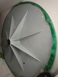 tavolo rotondo in ferro zincato 