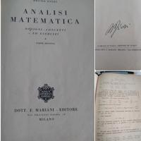 analisi matematica vol. 2 - B. Finzi - 1950 -