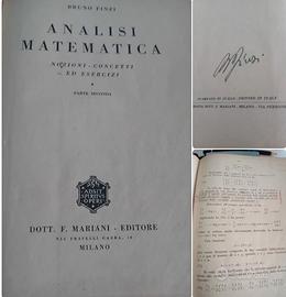 analisi matematica vol. 2 - B. Finzi - 1950 -