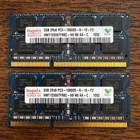 2 x DDR3 SODIMM 2Gb