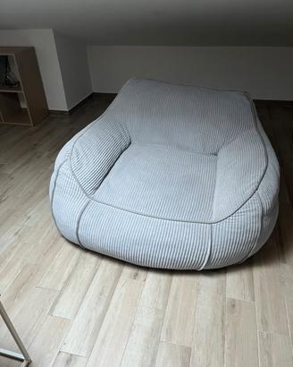 Poltrona Pouf Gigante in Velluto a Coste