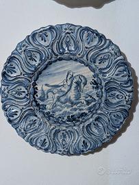 Piatto in maiolica Savona