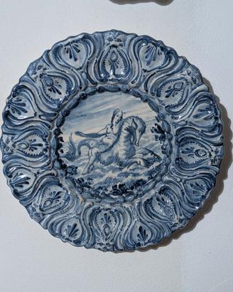Piatto in maiolica Savona